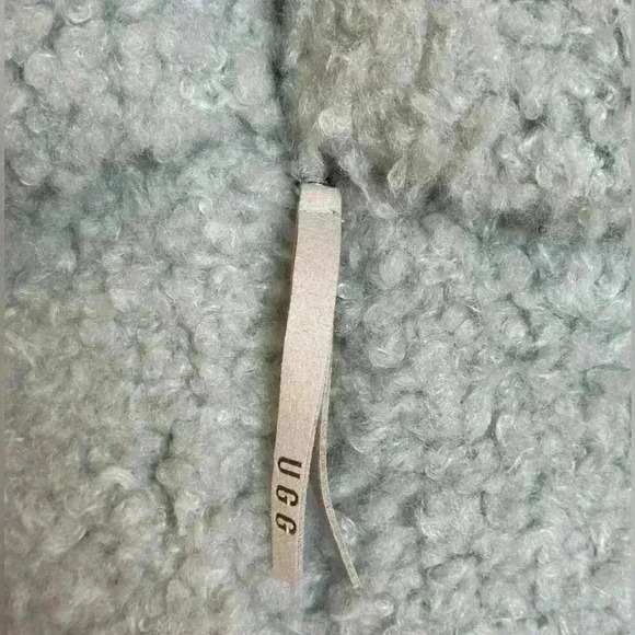 NWT! UGG WOMEN'S MAEVE SHERPA JACKET IN SIDEWALK COLOR L - Picture 4 of 16